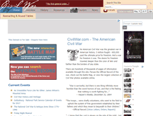 Tablet Screenshot of civilwar.com